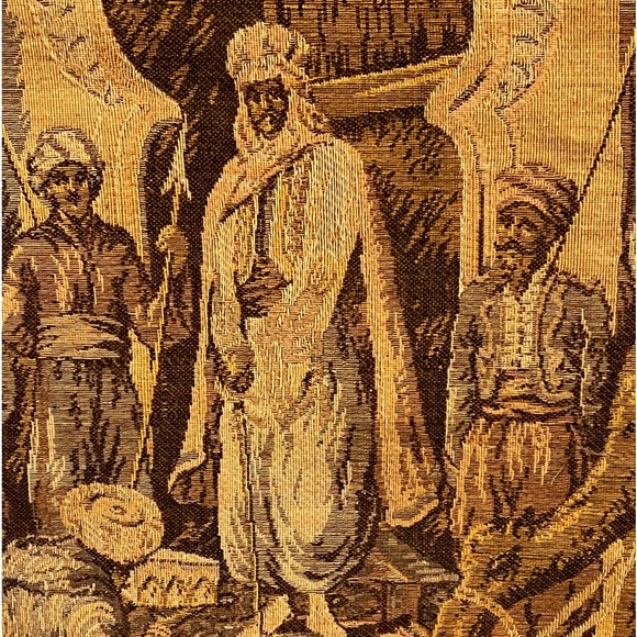 Vintage “Gift Giving Ceremony” Tapestry - Picture 3 of 11